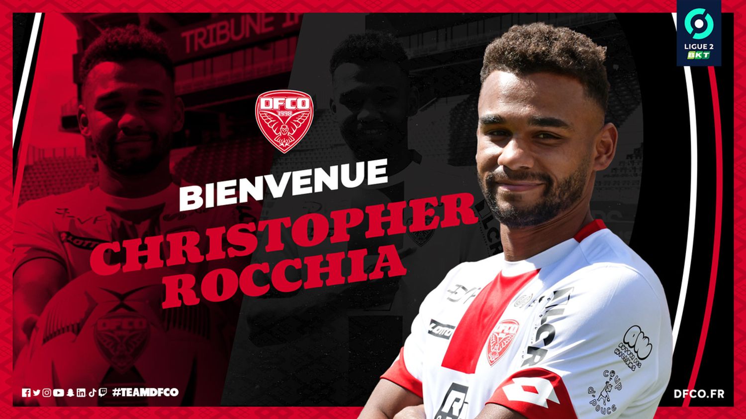 Christopher Rocchia a signé un contrat de 2 ans à Dijon